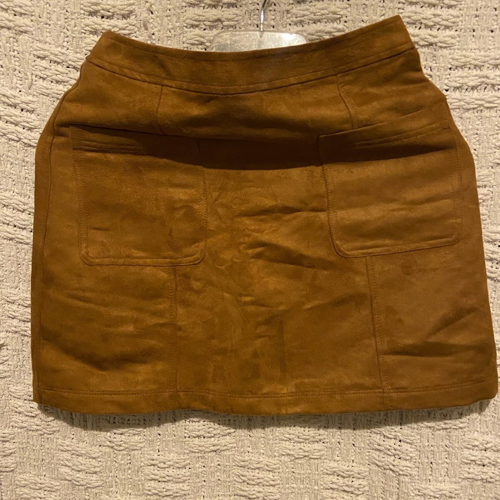 Brand New Old Navy Velvet Brown Skirt